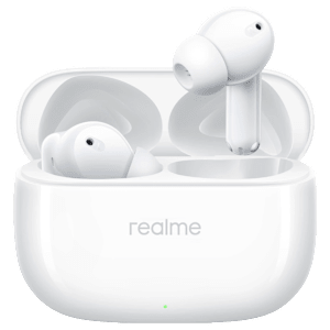 realme T310 TWS Earbuds with Hybrid Noise Cancellation (IP55 Water & Dust Resistance, 40 Hours Playback, Agile White)