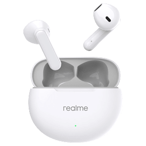 realme Buds T01 TWS Earbuds with AI ENC Noise Cancellation (IPX4 Water Resistant, Google Fast Pair, White) 