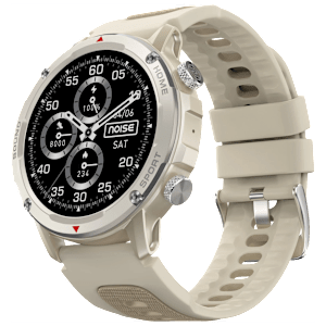 noise NoiseFit Venture Smartwatch with Bluetooth Calling (35.3mm TFT Display, IP67 Water Resistant, Mist Grey Strap)