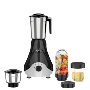 Lifelong LLMG39 500 Watt 4 Jars Mixer Grinder (Safety Lock, Black)