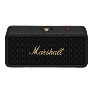 Marshall Emberton III 20W Portable Bluetooth Speaker (IP67 Dust & Waterproof, 360 Degree Sound, Stereo Channel, Black & Brass)