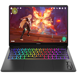 HP Omen 14-fb0007TX Intel Core Ultra 7 Gaming Laptop (16GB, 1TB SSD, Windows 11 Home, 8GB Graphics, 14 inch 120 Hz OLED Display, NVIDIA GeForce RTX 4060, MS Office 365, Shadow Black Aluminum, 1.63 KG)