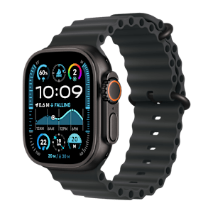 Apple Watch Ultra 2 GPS+Cellular with Ocean Band (49mm Retina LTPO2 OLED Display, Black Titanium Case)