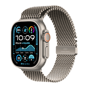 Apple Watch Ultra 2 GPS+Cellular with Natural Titanium Milanese Loop - S (49mm Retina LTPO2 OLED Display, Natural Titanium Case)