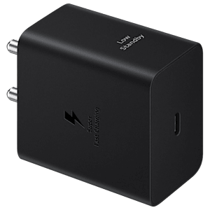 SAMSUNG EP-T4511XBEGIN Type C 1-Port Power Adaptor (Type C to Type C Cable, Charging Indicator, Black)