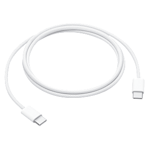 Apple  MW493ZM/A Type C to Type C 3.2 Feet (1M) Charging Cable (Woven Design, White)