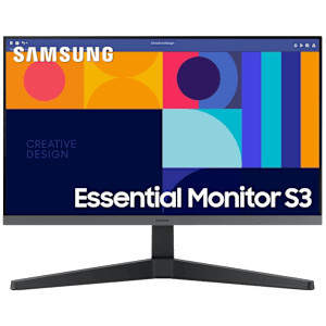 SAMSUNG Essential S3 60.96 cm (24 inch) Full HD IPS Panel LED Flat Monitor with 4ms Response Time