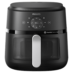 PHILIPS NA221/00 4.2L 1500 Watt Digital Air Fryer with Rapid Air Technology (Black)