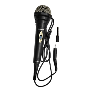 PHILIPS WDM-2402 6.5 Jack Wired Microphone (Black)