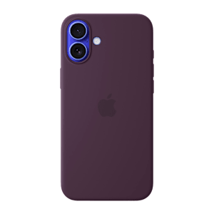 Apple Soft Silicone Back Cover Apple iPhone 16 Plus (MagSafe Charging Support, Plum)