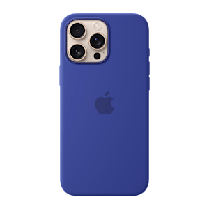 Apple Soft Silicone Back Cover Apple iPhone 16 Pro Max (MagSafe Charging Support, Ultramarine)