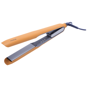 Croma Hair Straightener with Ionic Function (Ceramic Coated Plates, Yellow)