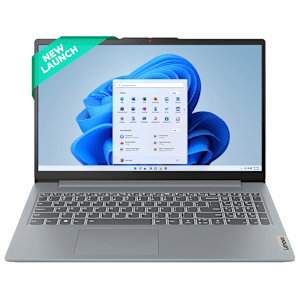 Lenovo IdeaPad Slim 3 15IRH8 Intel Core i7 13th Gen Thin & Light Laptop (16GB, 512GB SSD, Windows 11 Home, 15.6 inch Full HD IPS Display, MS Office 2021, Arctic Grey, 1.62 KG)