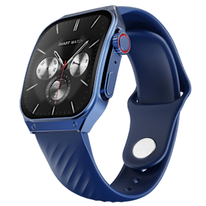 Fire-Boltt ARC Smartwatch with Bluetooth Calling (49.8mm AMOLED Display, IP65 Water Resistant, Midnight Blue Strap)