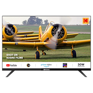 KODAK 32SE5001BL 80 cm (32 inch) HD Ready LED Smart Linux TV with DLED Panel (2023 model)