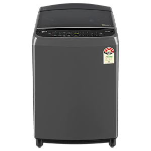 LG 8 kg 5 Star Fully Automatic Top Load Washing Machine (HEDD, THD08SJM, AI Direct Drive, Middle Black)