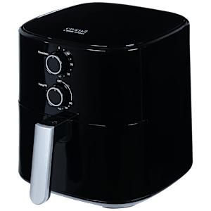 Croma 5L 1500 Watt Mechanical Air Fryer with Adjustable Timer (Black)