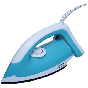 Croma 1000 Watts Dry Iron (Weilburger Dual Coat Soleplate, Blue)