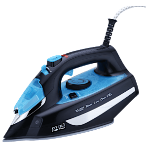 Croma 2000 Watts 300ml Steam Iron (Self Clean Function, Aqua Blue)