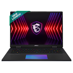 MSI Titan 18 HX A14VIG Intel Core i9 14th Gen Gaming Laptop (64GB, 4TB SSD, Windows 11 Home, 16GB Graphics, 18 inch 120 Hz UHD Plus Display, NVIDIA GeForce RTX 4090, Core Black, 3.6 KG)