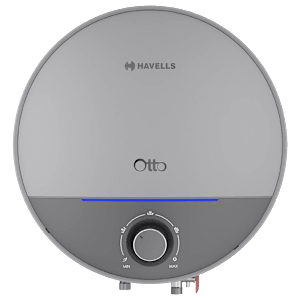 HAVELLS Otto 25 Litre Vertical Storage Geyser with Whirl Flow Technology (Silver Grey)