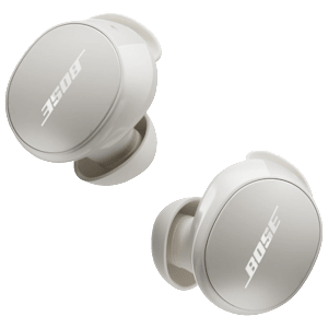 BOSE QuietComfort 888507-0200 TWS Earbuds with Active Noise Cancellation (IPX4 Water and Sweat Resistant, Multipoint Connectivity, White Smoke)