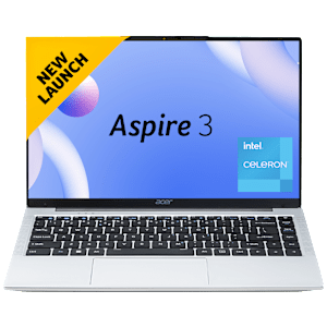 acer Aspire 3 A325-45 Intel Celeron N4500 Thin & Light Laptop (8GB, 512GB SSD, Windows 11 Home, 15.6 inch Full HD LED Backlit Display, Pure Silver, 1.5 KG)