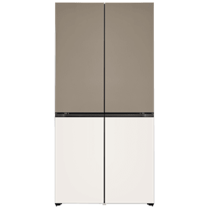 LG 614 Litres 3 Star Frost Free French Door Smart Wifi Enabled Refrigerator with Door Cooling Plus (GR-B24FQGJB, Grey White)