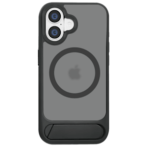 Croma TPU Back Cover with Tempered Glass for Apple iPhone 16 Plus (Magsafe Compatible, Matt Black)