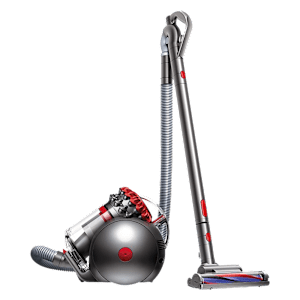 dyson Big Ball Dry Vacuum Cleaner with Radial Root Cyclone Technology (360 Degree Articulation, Silver & Red)