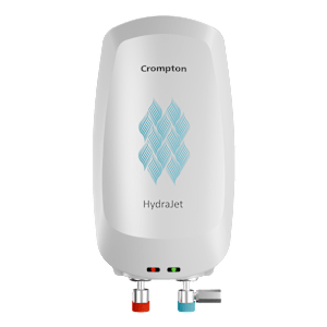 Crompton Hydrajet 3 Litre 5 Star Vertical Instant Geyser with Advanced 4 Level Safety (White)