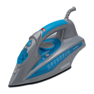 Black & Decker 2000 Watts 380ml Steam Iron (Auto Shut Off, BXIR2001IN, Grey)