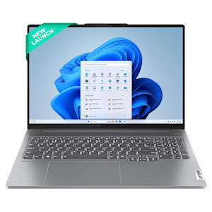 Lenovo IdeaPad Pro 5 16AHP9 AMD Ryzen 7 Laptop (16GB, 1TB SSD, Windows 11 Home, 6GB Graphics, 16 inch OLED Display, MS Office 2021, Arctic Grey, 1.91 KG)