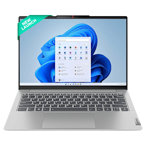 Lenovo IdeaPad Slim 5 14ABR8 AMD Ryzen 5 Thin & Light Laptop (16GB, 1TB SSD, Windows 11 Home, 14 inch WUXGA OLED Display, MS Office 2021, Cloud Grey, 1.46 KG)