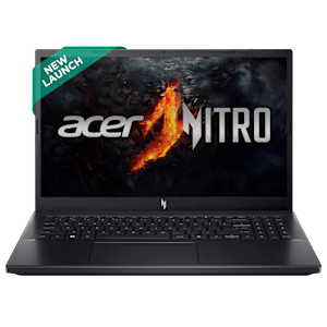 acer NITRO V 15 AMD Ryzen 7 Gaming Laptop (16GB, 512GB SSD, Windows 11 Home, 6GB Graphics, 15.6 inch 144 Hz Full HD Display, NVIDIA GeForce RTX 4050, MS Office 365, Obsidian Black, 2.1 KG)