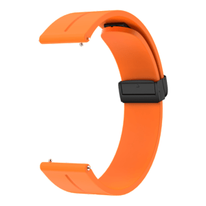 noise Silicon Magnetic Strap for Smartwatch (22mm) (Quick Release Pins, Orange)