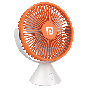 PORTRONICS Aero Breeze 178mm 3 Blade BLDC Motor Table Fan (360 Degree Cooling, White)