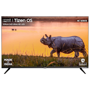 Croma 109 cm (43 inch) 4K Ultra HD LED Tizen TV with Dolby Audio (2024 model)