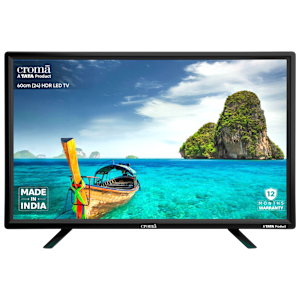 Croma 60 cm (24 inch) HD Ready LED TV with A Plus Grade Panel (2024 model)