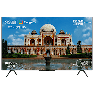 Croma 127 cm (50 inch) 4K Ultra HD LED Google TV with Dolby Audio