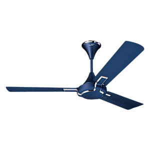 V-Guard Exado Pro AS 1 Star 1200mm 3 Blade Ultra High Speed Ceiling Fan (Anti Dust Technology, Riband Blue Matte)