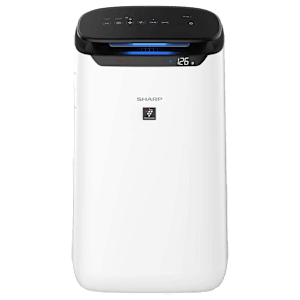 SHARP FpJ60MW Plasmacluster Ion Technology Room Air Purifier (High Density, White)