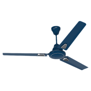 V-Guard Windle Deco AS 1200mm 3 Blade Copper Motor Ceiling Fan (Double-shielded Ball Bearing, Admiral Blue)