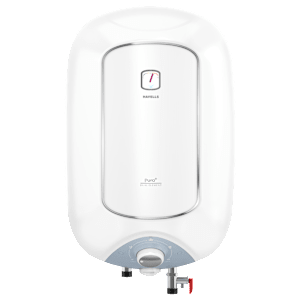 HAVELLS Puro PLus 10 Litre 4 Star Vertical Storage Geyser with High Density PUF Insualtion (White)