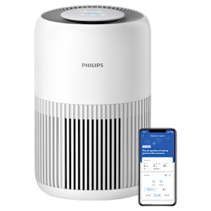 PHILIPS AC0950/60 3 Layer HEPA Filtration Technology Smart Air Purifier (Connects via Wi-Fi, Arctic White)