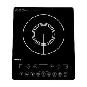 PHILIPS 2100W Induction Cooktop with 11 Preset Menus