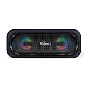 fingers SuperLit 10W Portable Bluetooth Speaker (9 Hours Playtime, 2.0 Channel, Rich Black)