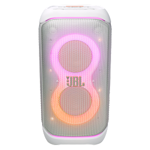 JBL PartyBox Stage 320 240W Bluetooth Party Speaker (AI Sound Boost, White)