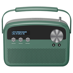 SAREGAMA Carvaan Lite Hindi 20 Watts Portable Bluetooth Speaker (5 Hours Playtime, Stereo Channel, Jade Green)