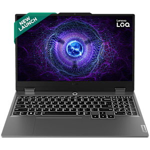 Lenovo LOQ 15IRX9 Intel Core i7 13th Gen Gaming Laptop (16GB, 1TB SSD, Windows 11 Home, 8GB Graphics, 15.6 inch 144 Hz Full HD IPS Display, NVIDIA GeForce RTX 4060, MS Office 2021, Luna Grey, 2.38 KG)